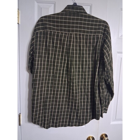 Men's Roundtree & Yorke 40's Twill Long Sleeve Button-down Shirt Size L - Picture 5 of 6